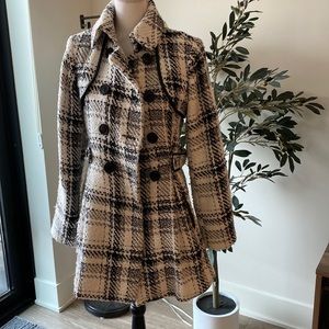 Black & White Pea Coat